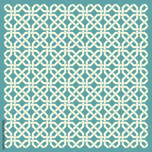 Retro geometric seamless pattern