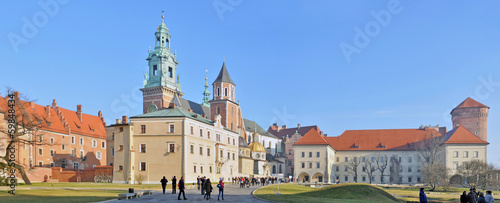 Wawel Royal Castle -Stitched Panorama
