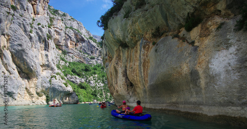 navigation dans les gorges du verdon