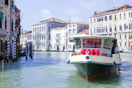Vaporetto in Venice Canal