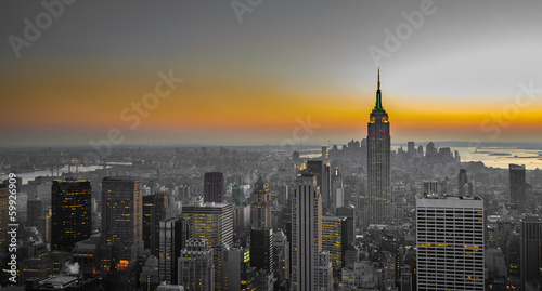 panorama of manhattan, new york