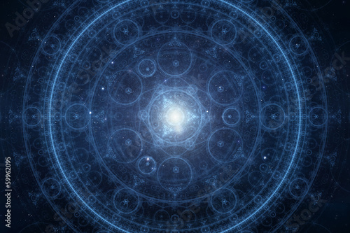 Abstract new age spiritual background
