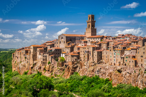 Pitigliano city on the cliff, Italy