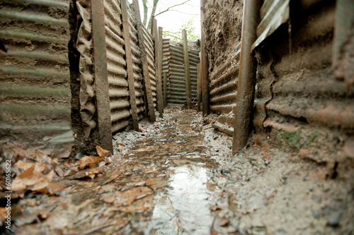 WW1 Trenches, Sanctuary Wood, Ypres, Belgium