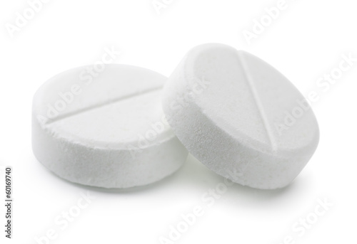 Pair of white pills