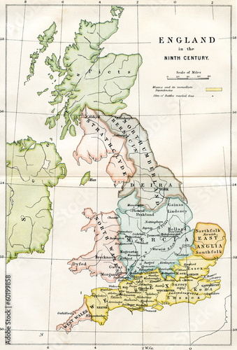 Dark Age Britain map
