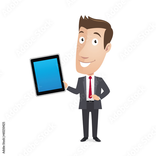 Business character - Tablet computer