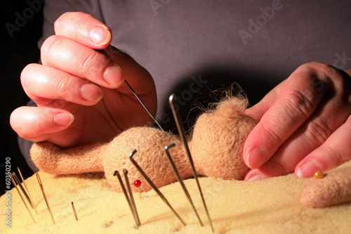 Изготовление куклы из шерсти