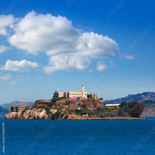 Alcatraz island penitentiary in San Francisco Bay California