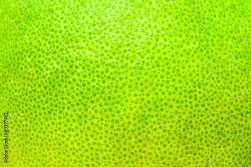 Macro photo of Green pomelo texture