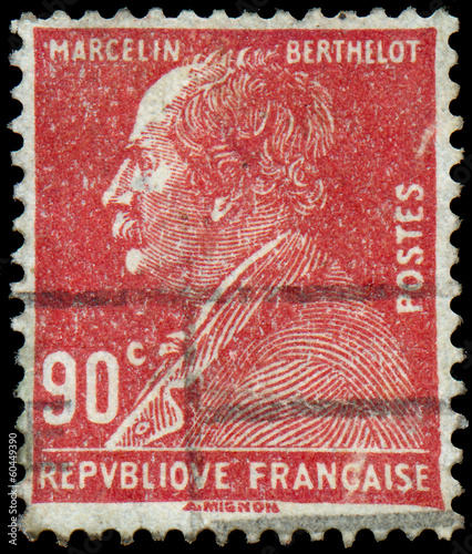 FRANCE - CIRCA 1927: a stamp printed in the France shows Marceli