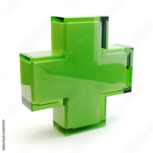 Pharmacy symbol 3D