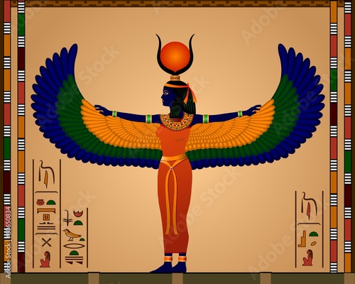 Isis - the goddess of ancient Egypt.