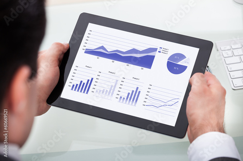 Businessman Analyzing Graph