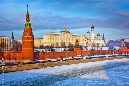 Moscow Kremlin in winter