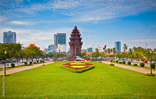 Independence Monument in Phnom Penh, Cambodia.