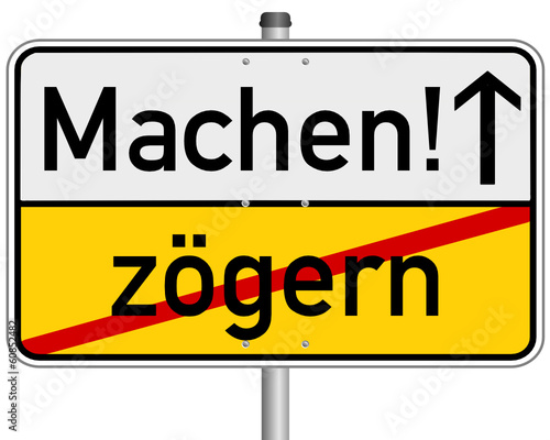 Machen abwarten handeln zögern #140129-svg05