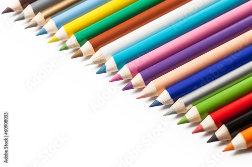 wielokolorowe ołówki