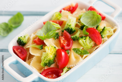 pasta with chicken and broccoli