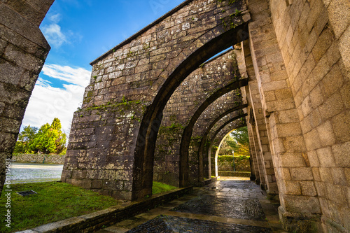 Flying buttress of the church of Santa Maria la Real del Sar