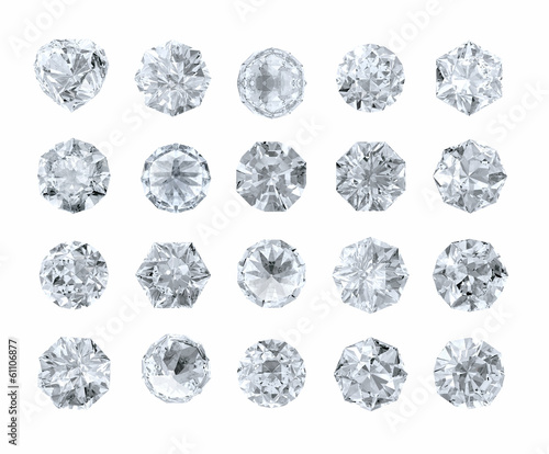 set of diamonds