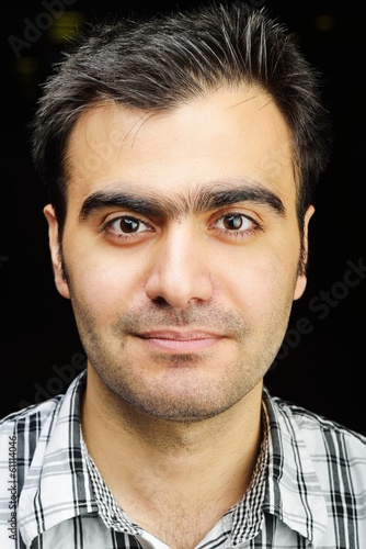 Middle eastern young man portrait