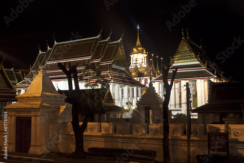 Wat Ratchanaddaram and Loha Prasat in Bangkok, Thailand