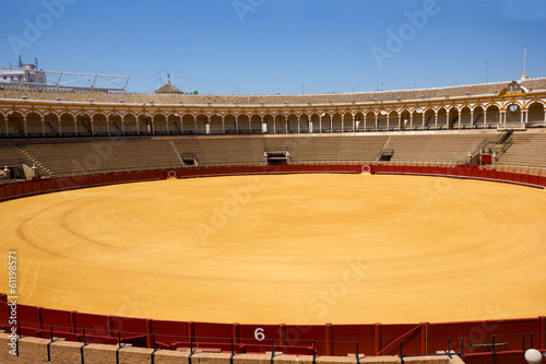 bullfight arena in Seville, Spain