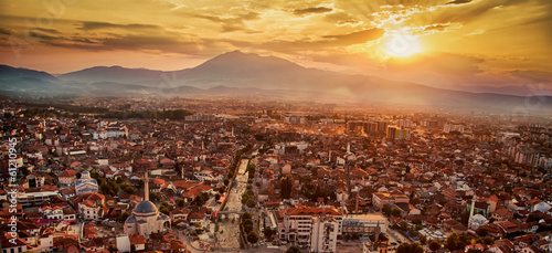 Prizren aus der Vogelperspektive