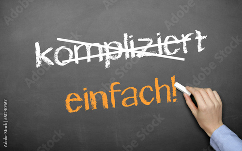 einfach u. kompliziert