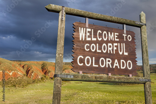 welcome to Colorado sign