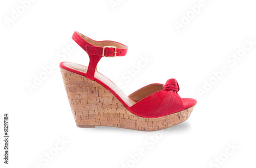 Red women shoe