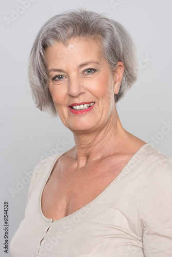 Smiling senior woman