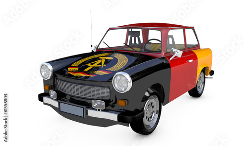 Trabant DDR Flagge