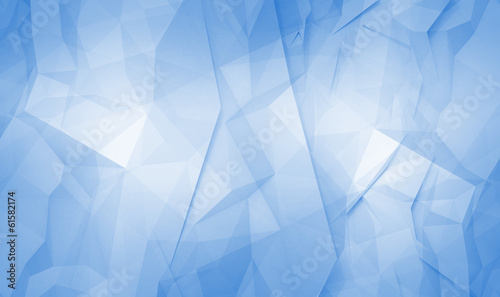 Abstract blue digital 3d polygonal surface background pattern