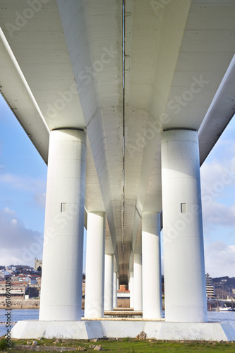long concrete bridge in Porto