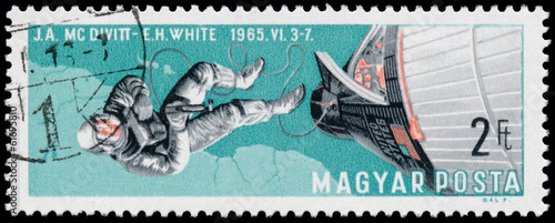 HUNGARY - CIRCA 1966: stamp printed by Hungary, shows Manned Spa