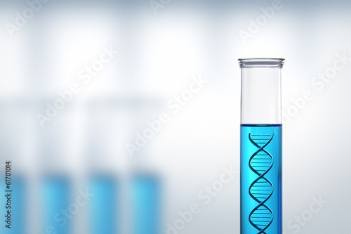 DNA research or testing in a laboratory