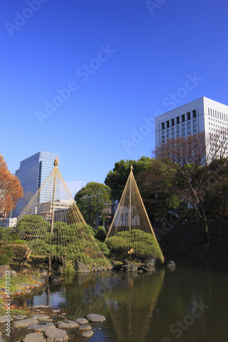 Hibiya Park areas and buildings