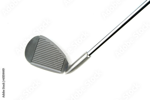 Golf club on white background