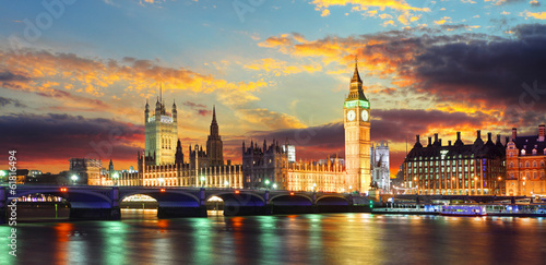 Houses of parliament - Big ben, London, UK