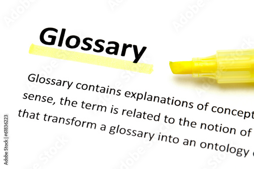 Glossary meaning