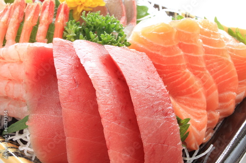 Japanese cuisine, freshness sashimi raw fish