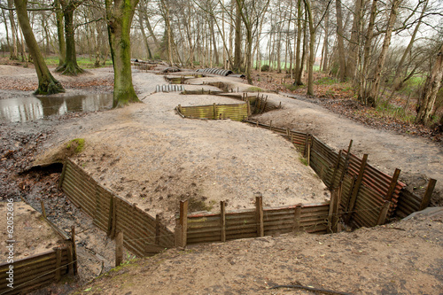 WW1 Trenches, Sanctuary Wood, Ypres, Belgium