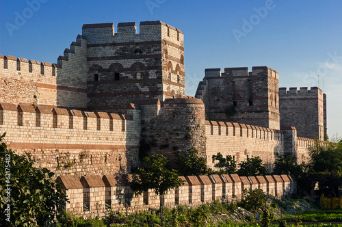 City walls of Istanbul, Turkey