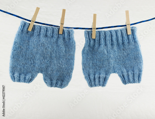 knitted newborn pants