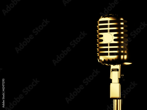 Retro style microphone for adv or others purpose use