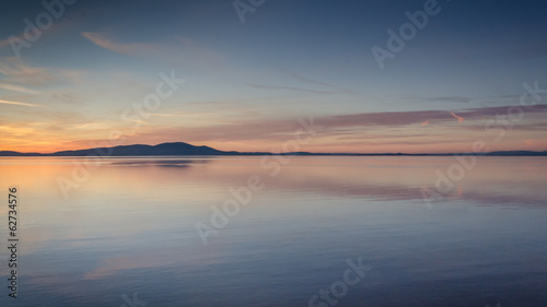Silloth Sunset looking over the Solway Firth