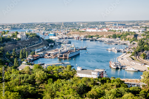 In the port of Sevastopol. Ukraine, Crimea