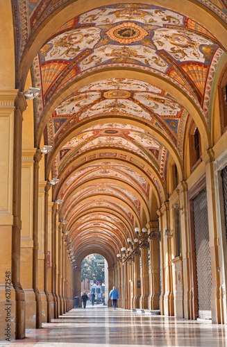 Bologna - External corridor from Via Farini street